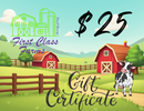 First Class Farms Home Delivery Gift Card-1