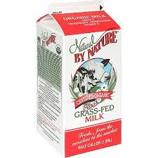 Natural by Nature Organic Whole Milk Half Gallon