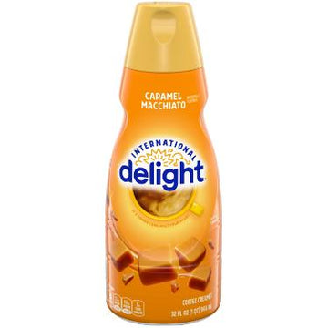 International Delight Coffee Creamer, Caramel Macchiato, Refrigerated Flavored Creamer, 32 FL OZ Bottle