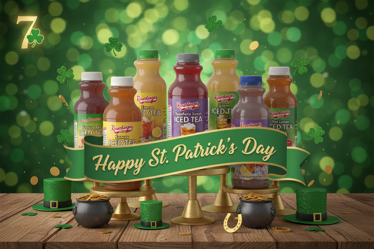 Happy St. Patrick's Day Lucky 7 Banner with Rosenberger's Teas