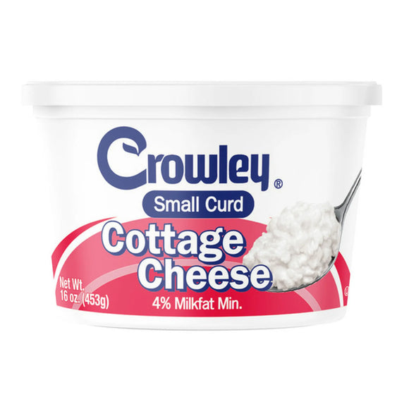 Crowley Cottage Cheese, Small Curd, 4% Milkfat 16oz