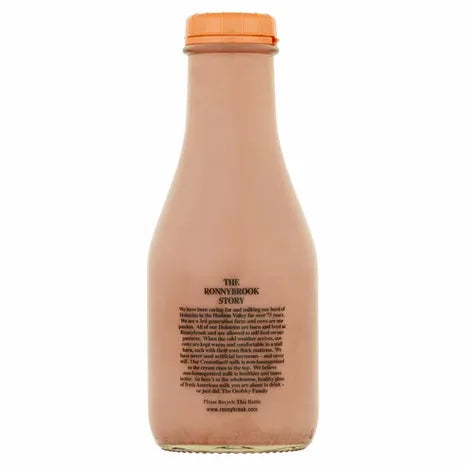 RONNYBROOK FARM DAIRY Creamline Chocolate Milk (32oz glass)